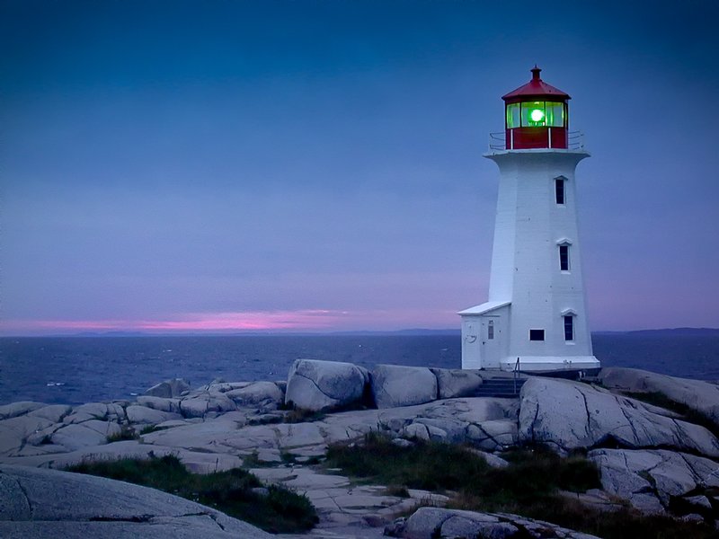 Click to view full screen - Peggy's Cove Lighthouse